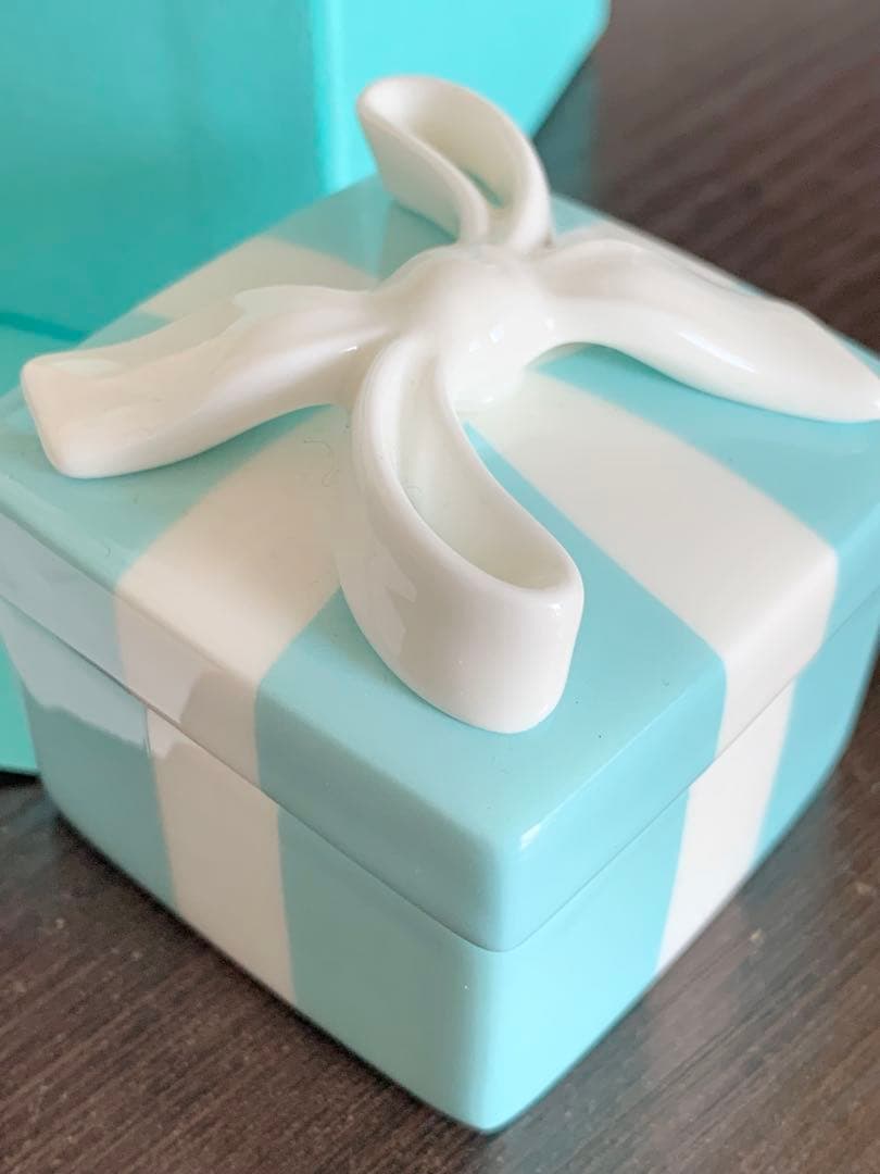 Tiffany & Co. ミニブルーボウボックス　アクセサリーケース