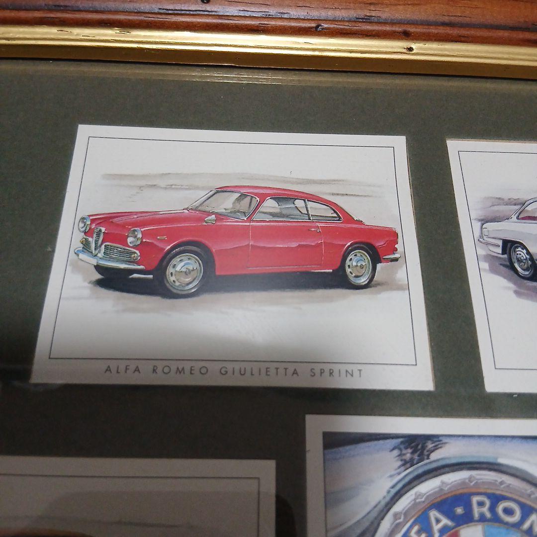 Alfa Romeo イラスト　額縁