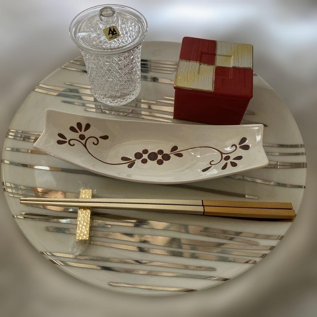 有田焼 ペア セット お得品 プレート アデリア 赤絵 最終値下げ