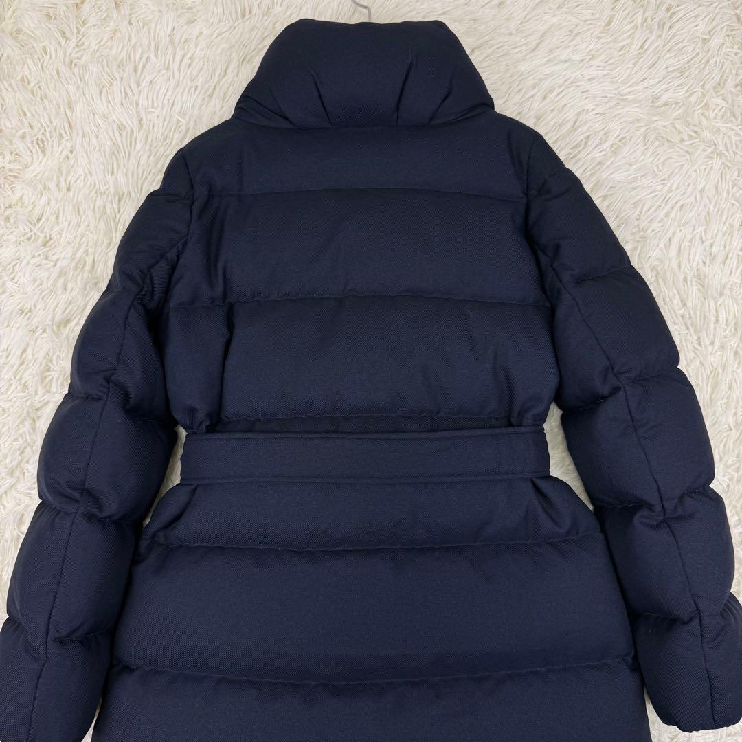 マッキントッシュフィロソフィー ウールライクツイルダウンコート ベルト 濃紺