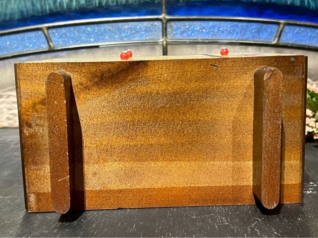 希少 花柄 小物入れ 昭和レトロ 当時物　　インテリア レトロポップ