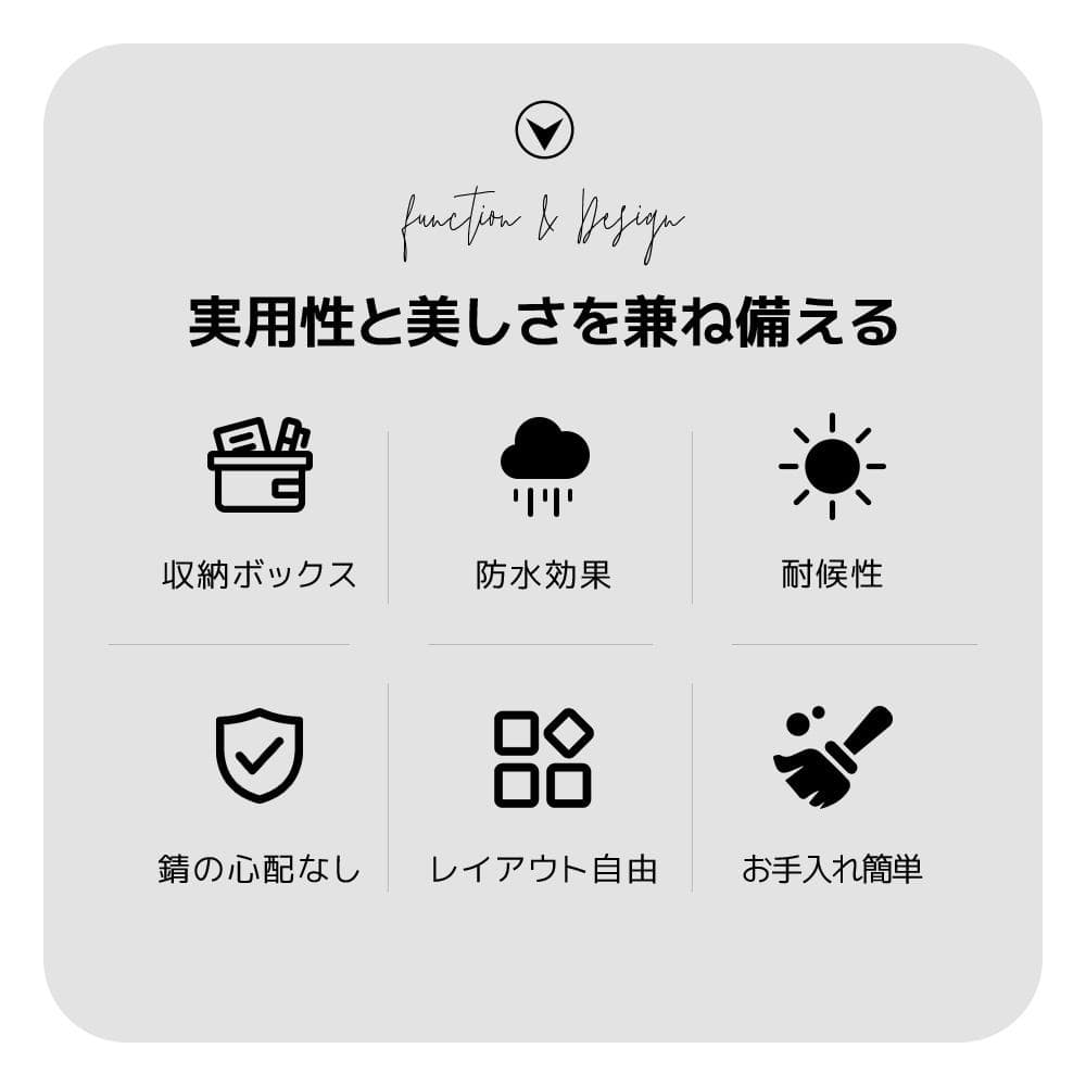 ガーデンファニチャー 4点 収納付きガーデン アウトドア ソファーセットホワイト