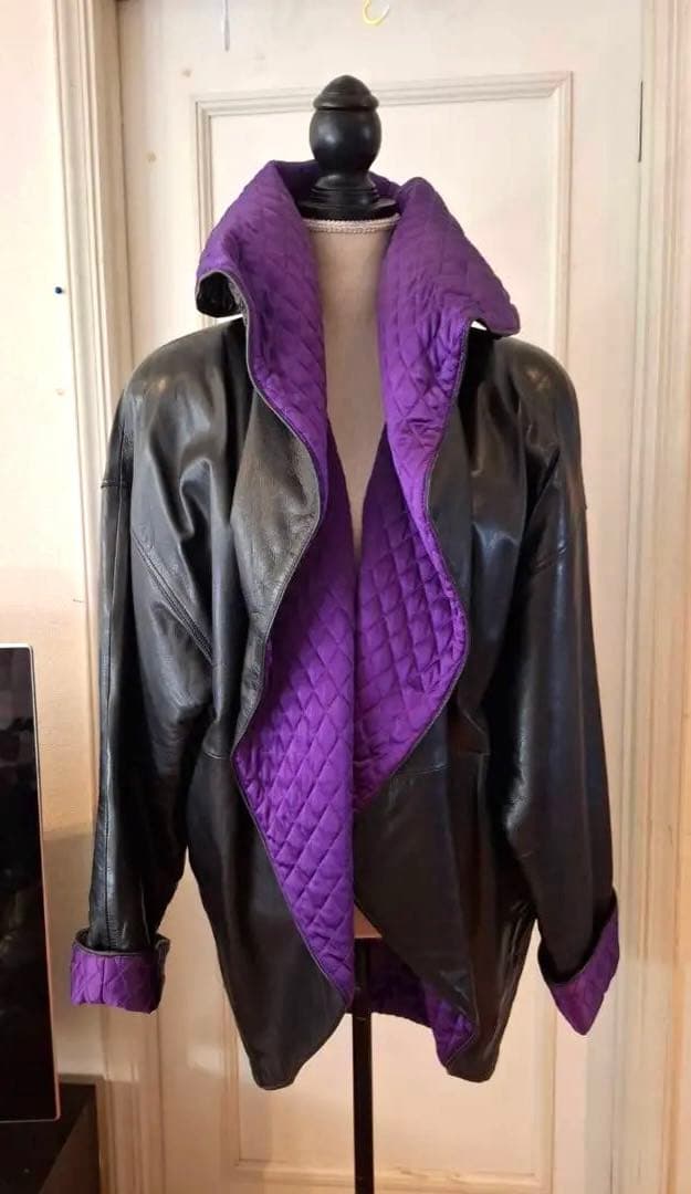 LOEWE 本革（羊革）レザージャケット オーバーサイズ