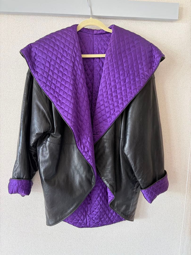 LOEWE 本革（羊革）レザージャケット オーバーサイズ