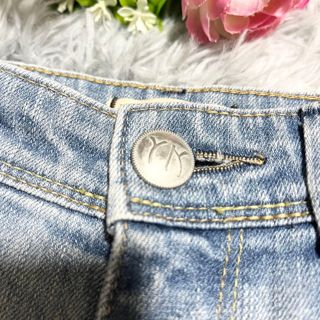 人気　ヤヌーク LILITH リリス カットオフデニム　22