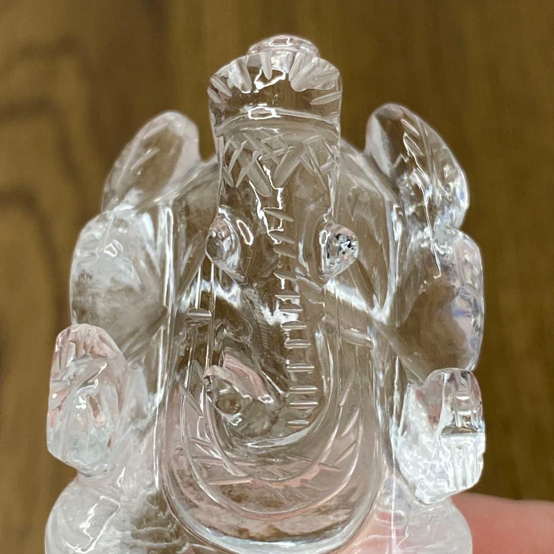 Rene ガネーシャ像 ヒマラヤ水晶 天然石 パワーストーン ④