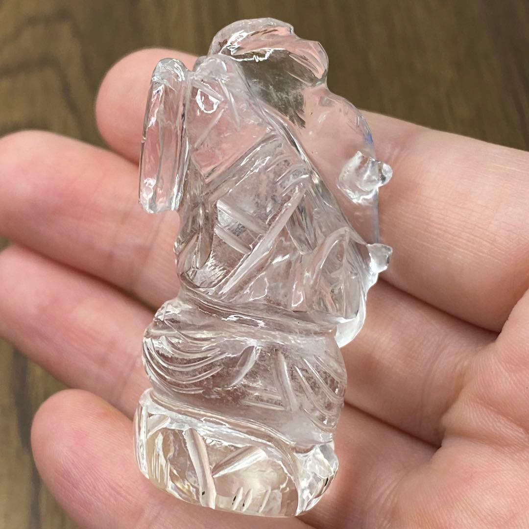 Rene ガネーシャ像 ヒマラヤ水晶 天然石 パワーストーン ④