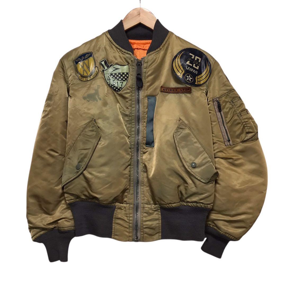 AVIREX アヴィレックス　MA1 ミリタリーフライトジャケット　USA製 S