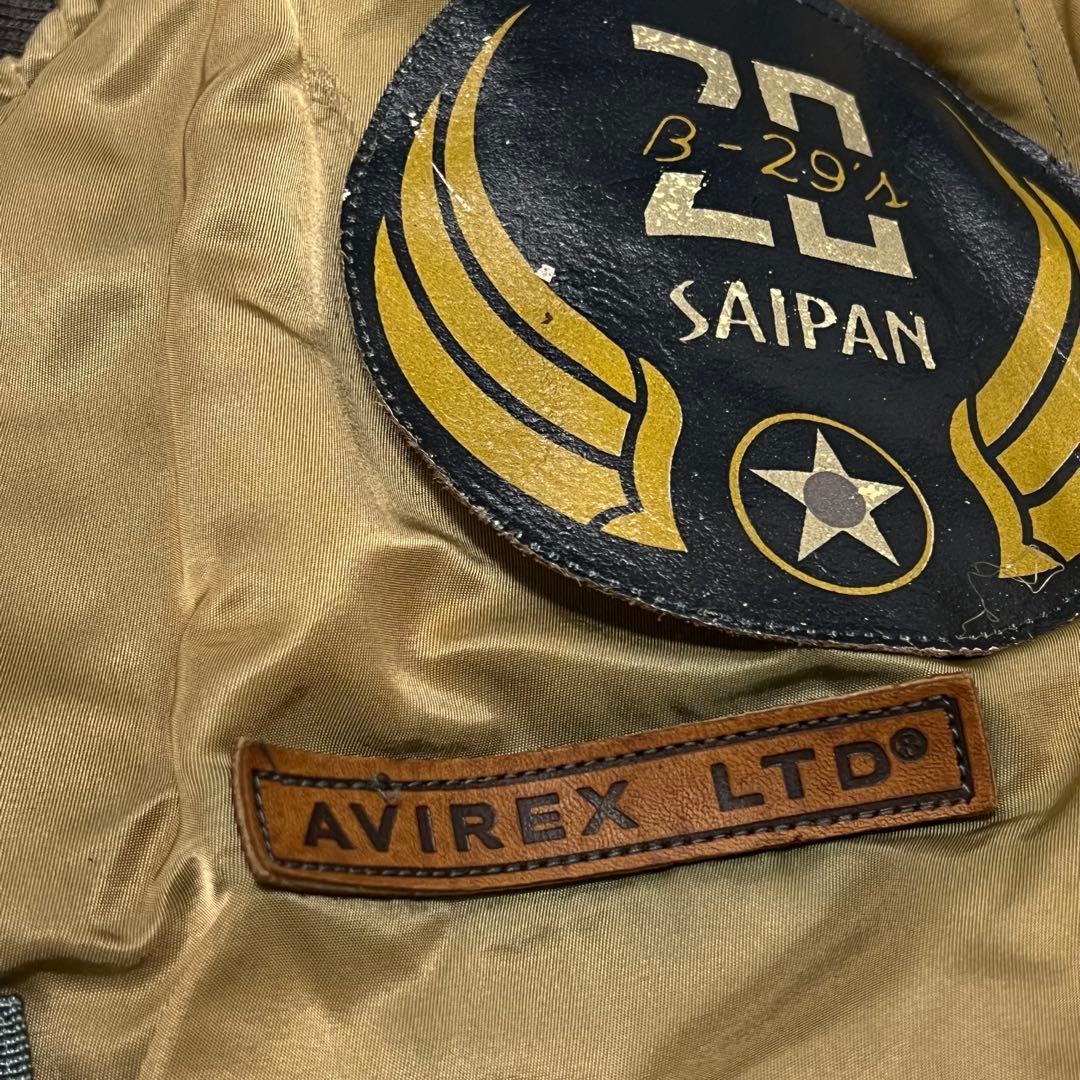 AVIREX アヴィレックス　MA1 ミリタリーフライトジャケット　USA製 S