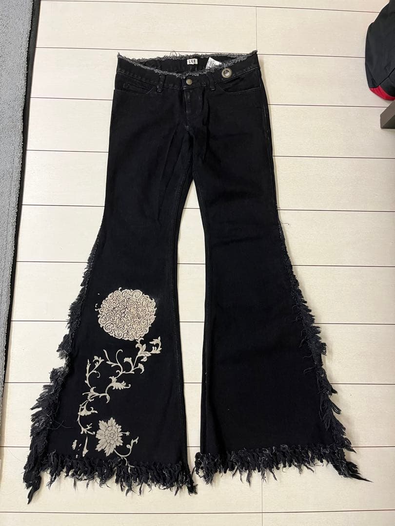 LGB 激レア フレアデニム 花柄 新品未使用タグ付き