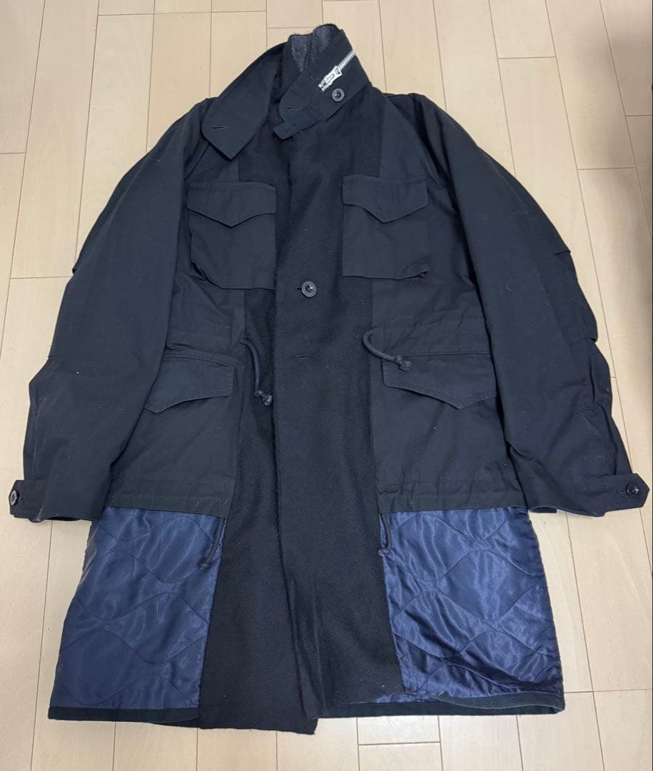 sacai SOLID SHRIVEL COAT 20-02385M 1 サカイ