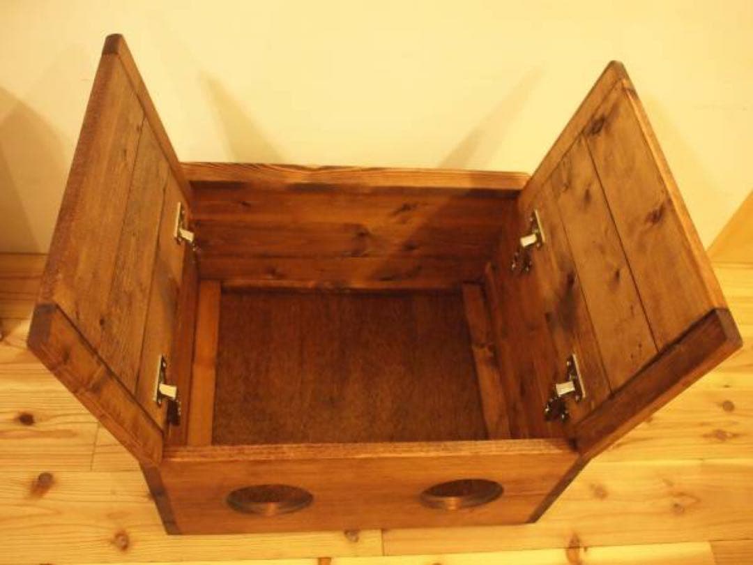 ☆タオルキャビネット★美容室☆サロン★☆取出口2つ☆タオル収納