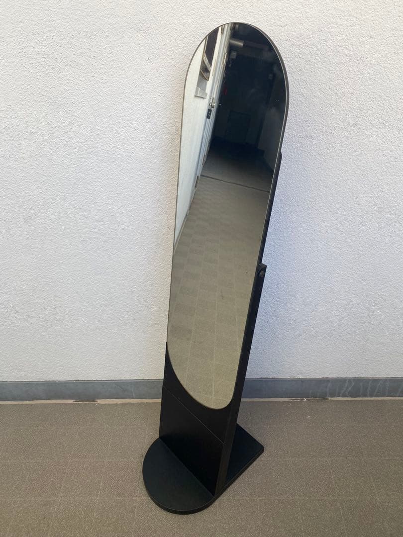 80's 資生堂 SHISEIDO 非売品 オーバルミラー スペースエイジ