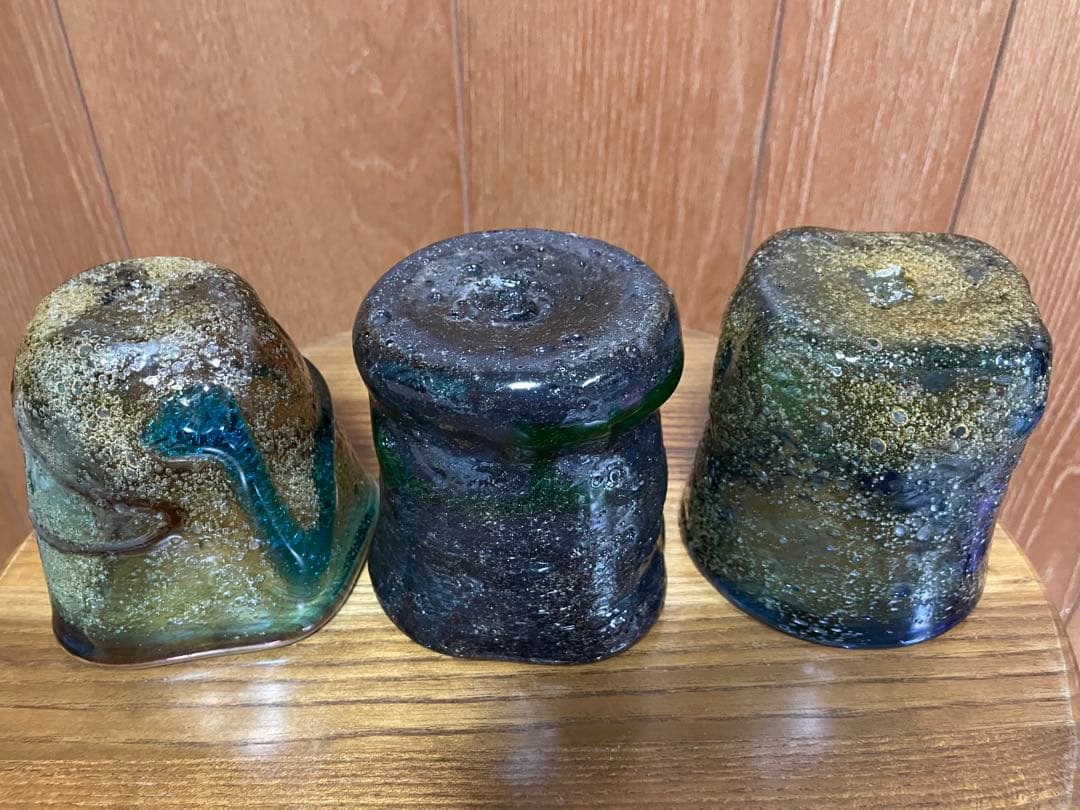 稲嶺盛吉　ガラスカップ 3個セット