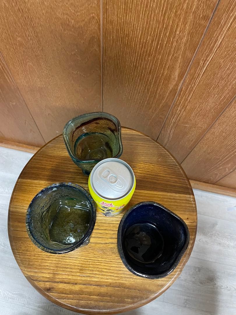 稲嶺盛吉　ガラスカップ 3個セット