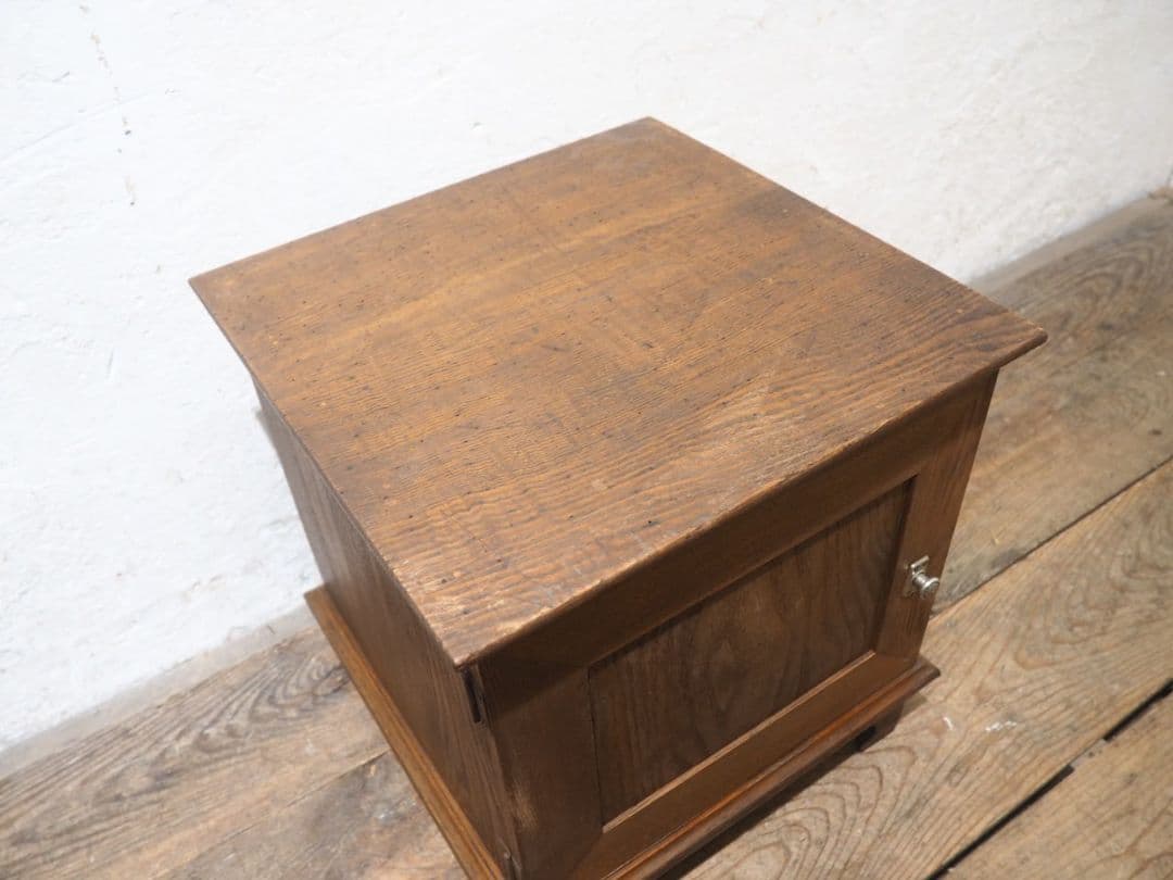 1276 ヴィンテージ　収納棚　陳列台　レコードラック　ケース　レトロ　古家具