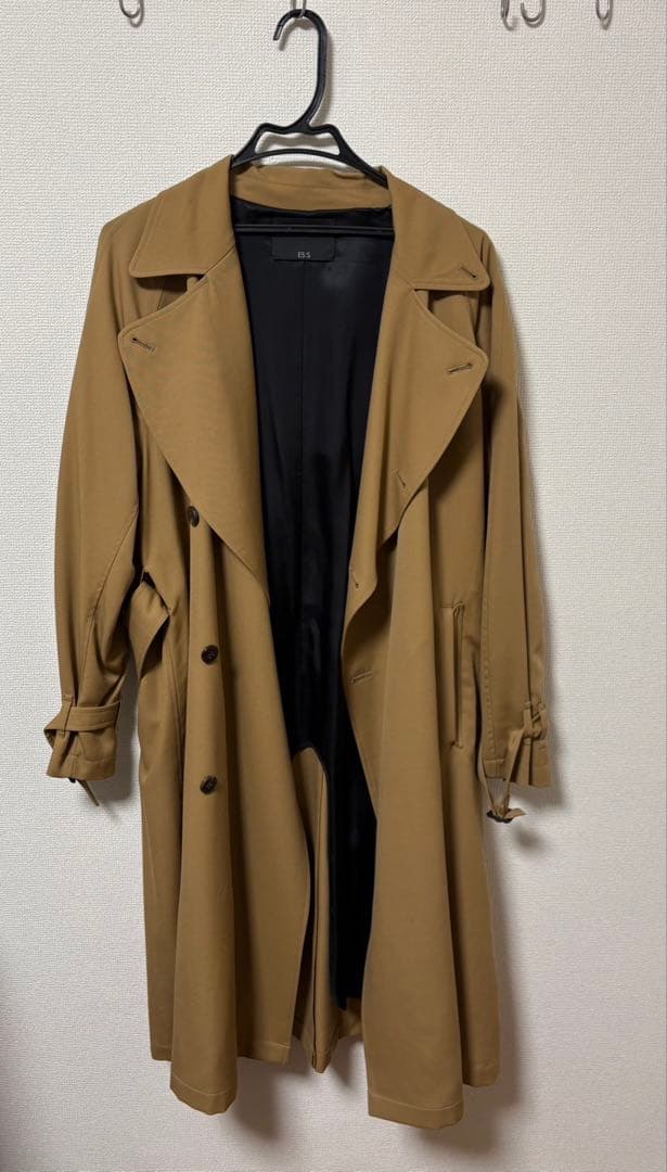 ES:S ベージュ ダブルブレスト トレンチコート 2サイズ