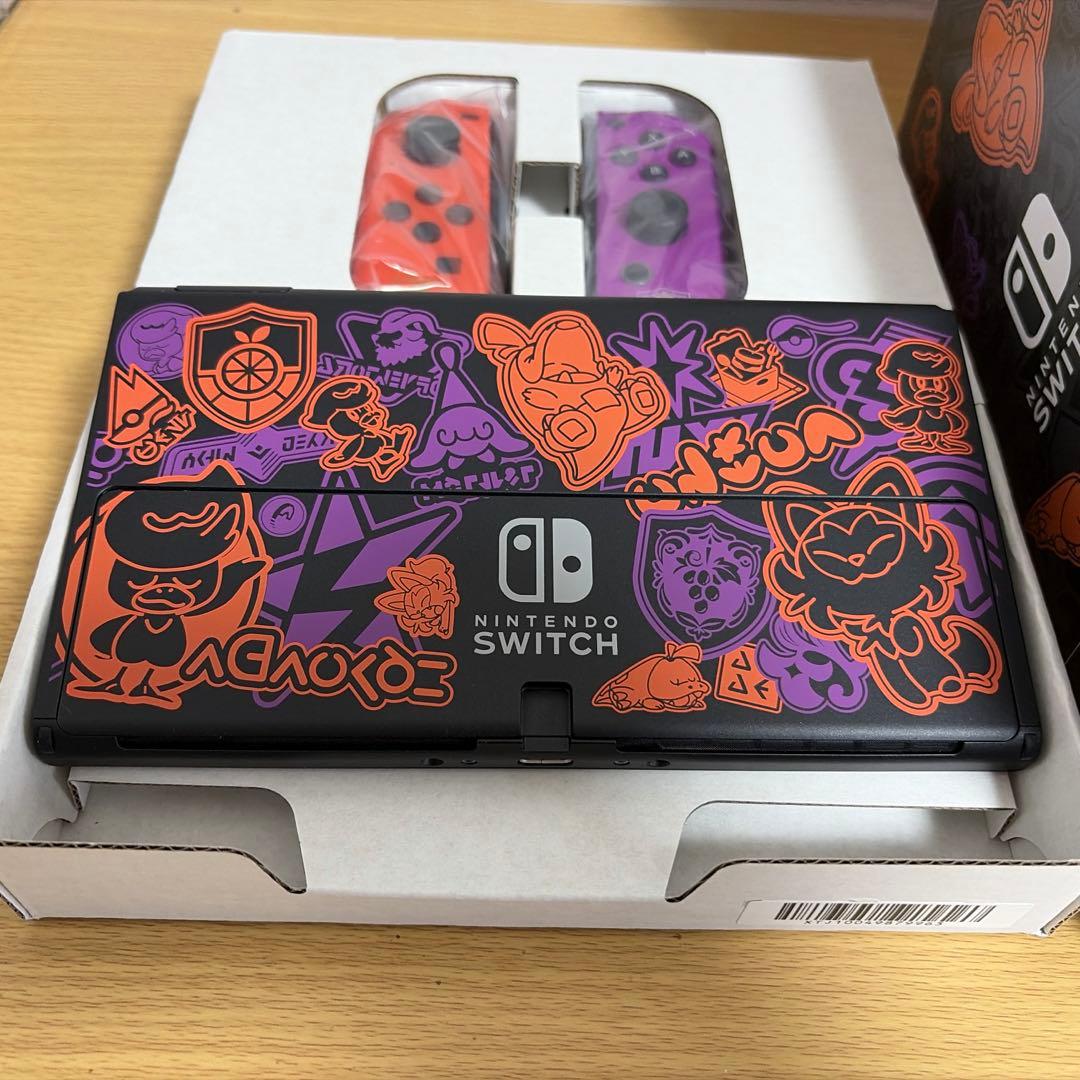 Switch Nintendo Switch 有機ELモデル スカーレット・バ…