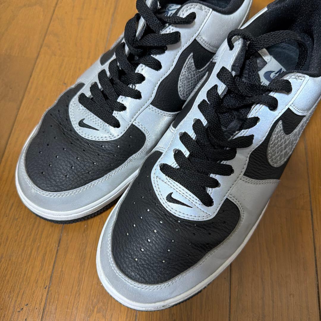 【モグモグ】美品！Nike Air Force 1 シルバースネーク