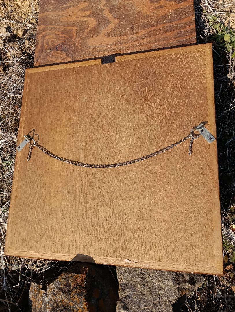 北欧　デザイナーズ　ウォールミラー　カットガラス　コーヒーカップ　モダン　チーク