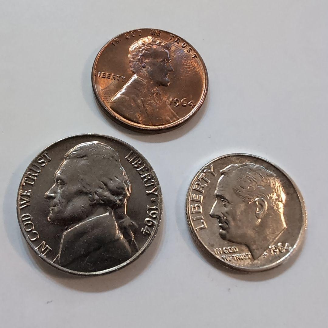 ケネディハーフダラー 1964年アメリカ合衆国セット