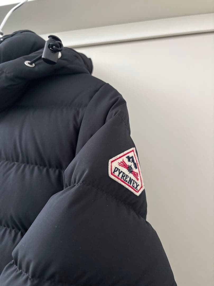 ピレネックス　ロングダウンコート　38 黒