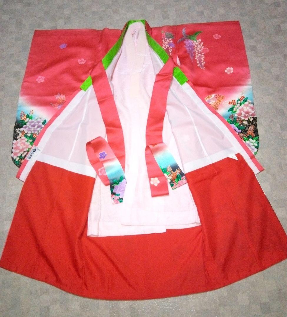 美品【七五三3～5歳女の子】振袖セット