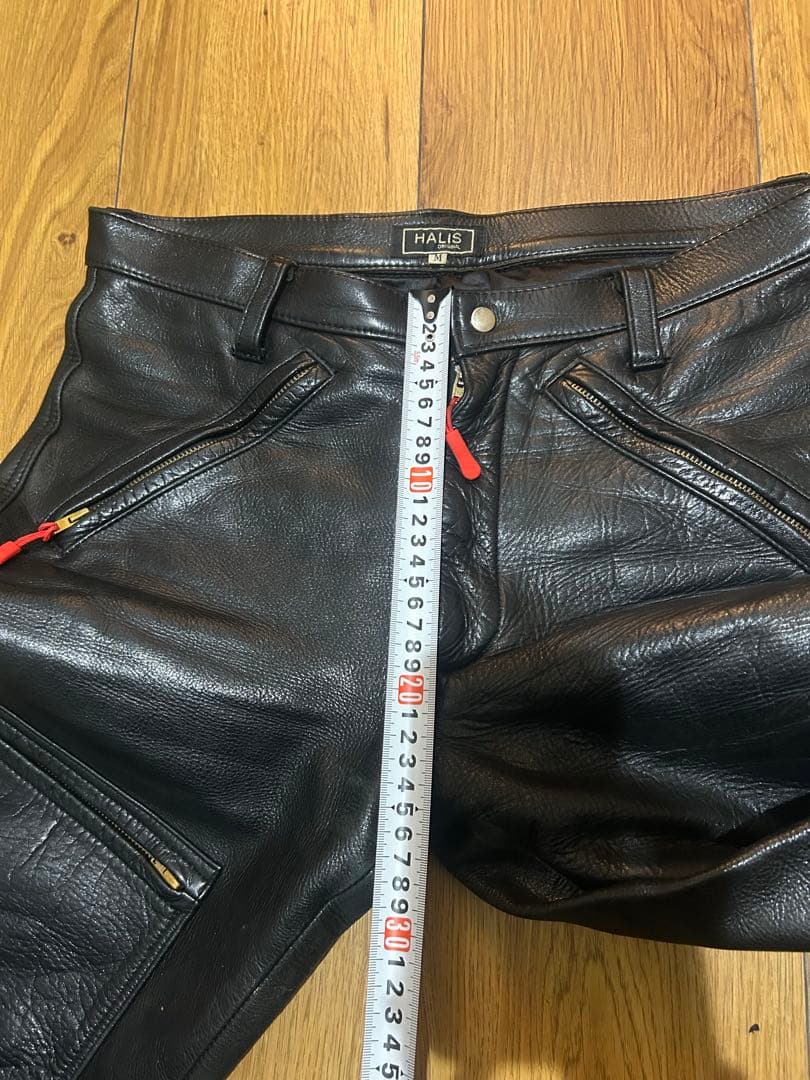 ハリス　HALIS original ZIPレザーパンツ 30〜32inch位