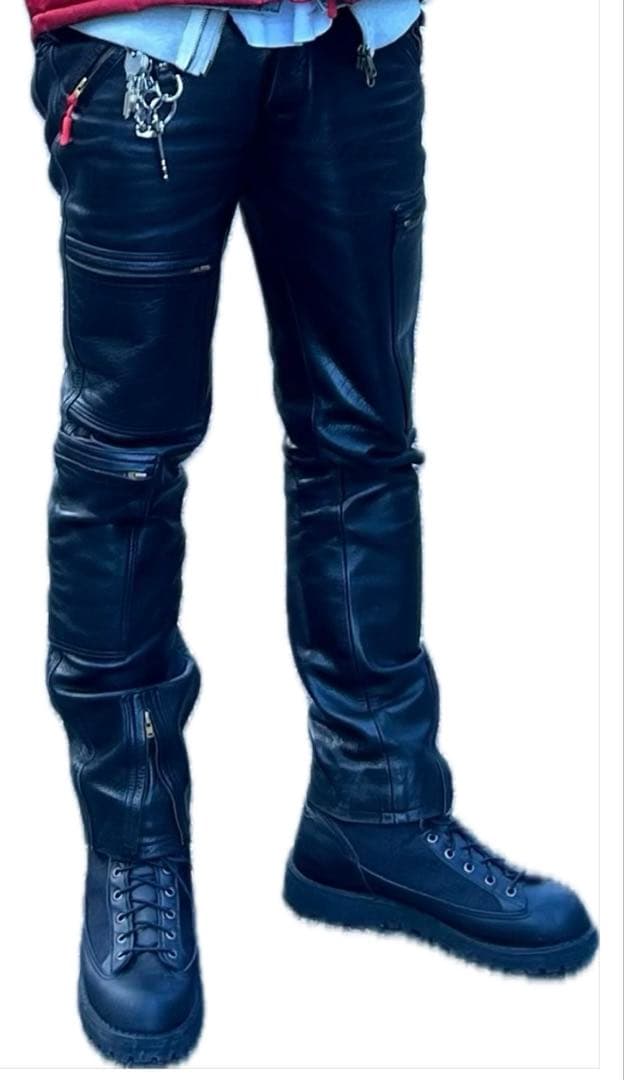 ハリス　HALIS original ZIPレザーパンツ 30〜32inch位