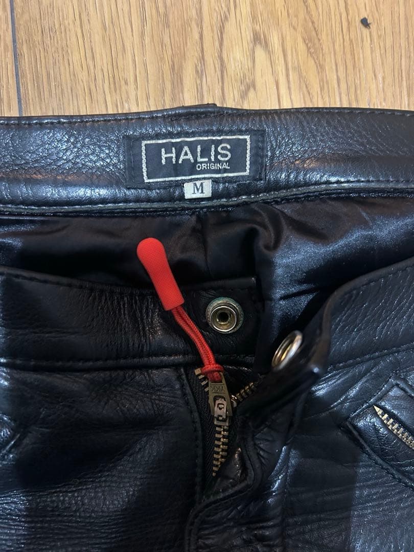 ハリス　HALIS original ZIPレザーパンツ 30〜32inch位