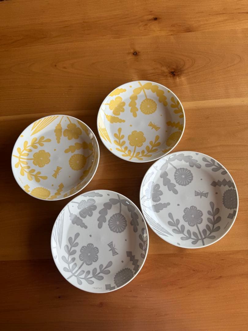 鹿児島睦 La fleur 18㎝プレート 4枚セット