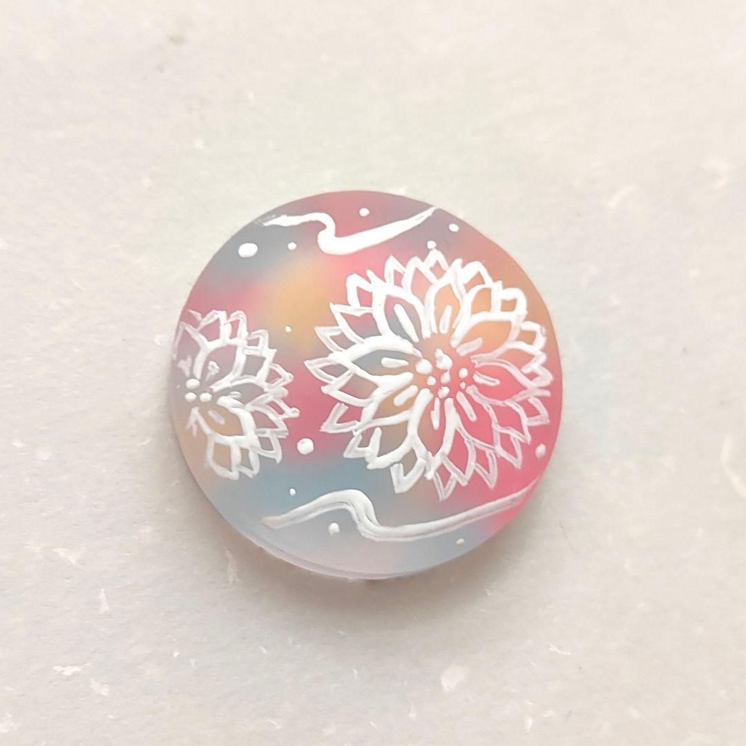 【847】ハンドメイド　レジン　ヘアゴム　ポニーフック