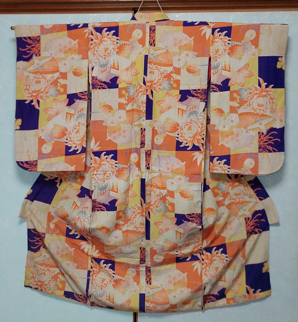 NA104アンティーク子供着物七五三着丈120センチ裄丈53センチ