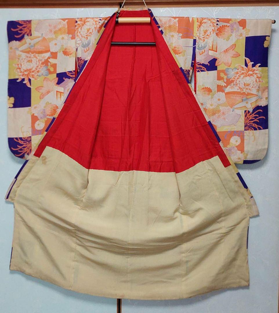 NA104アンティーク子供着物七五三着丈120センチ裄丈53センチ