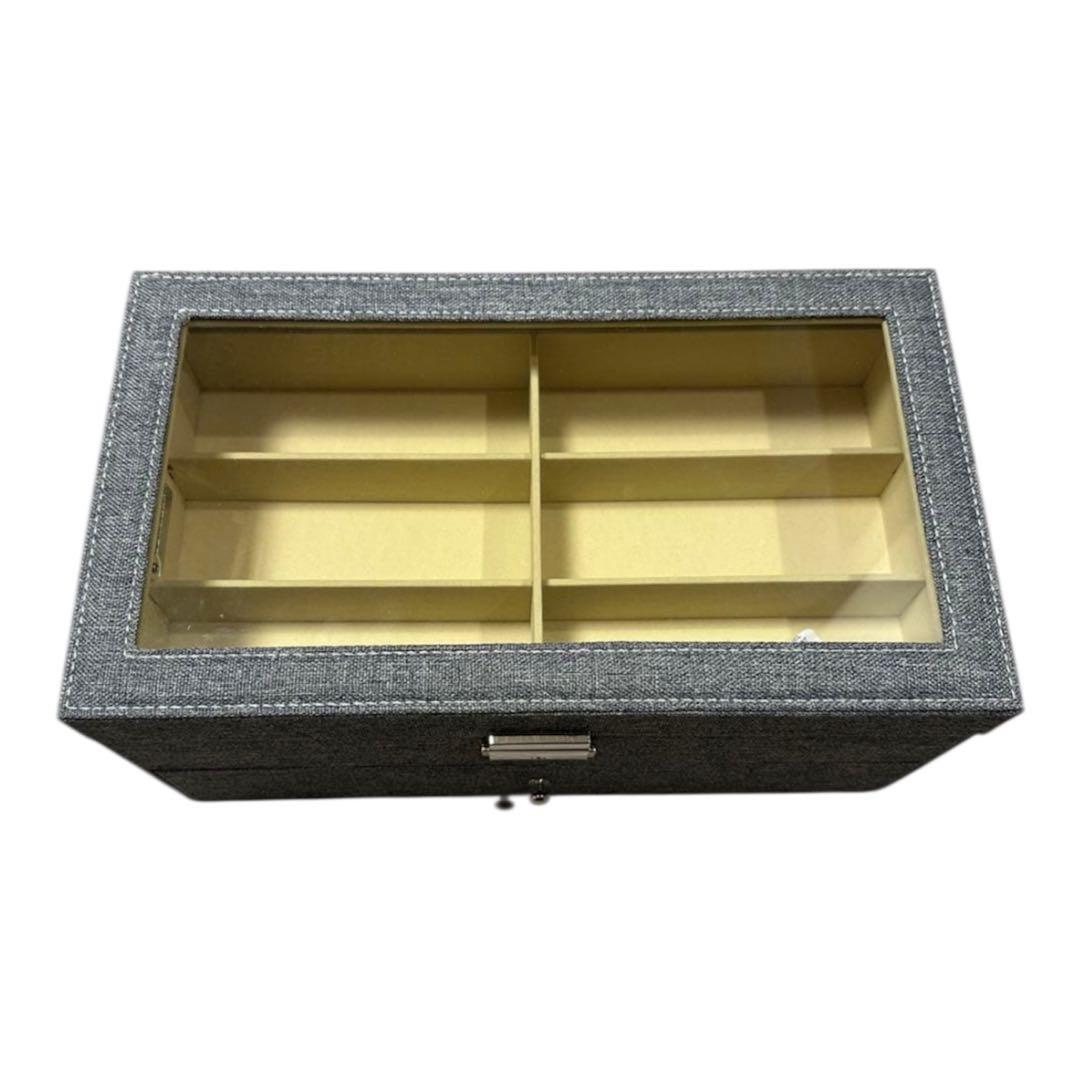 メガネケース アクセサリーケース 小物入れ 収納 12ピース