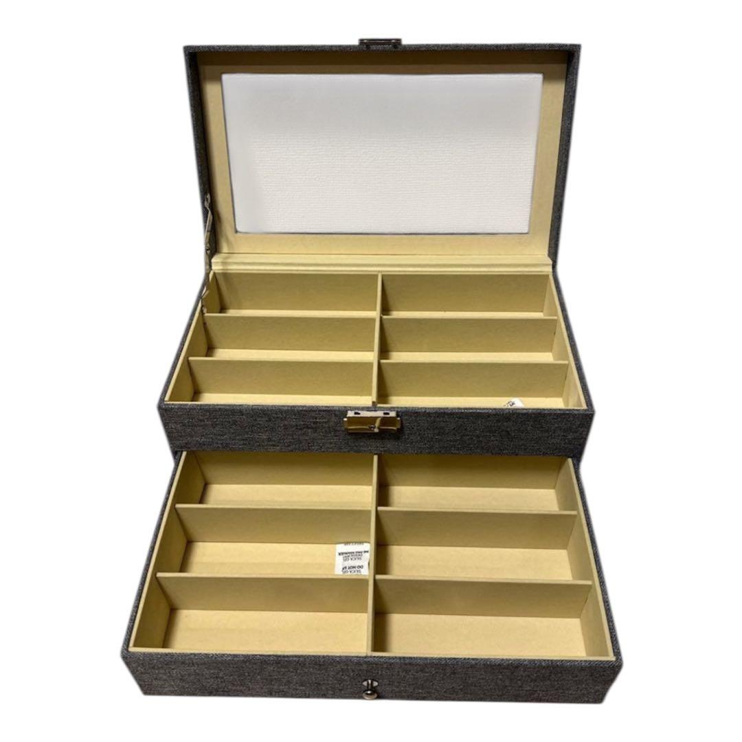 メガネケース アクセサリーケース 小物入れ 収納 12ピース