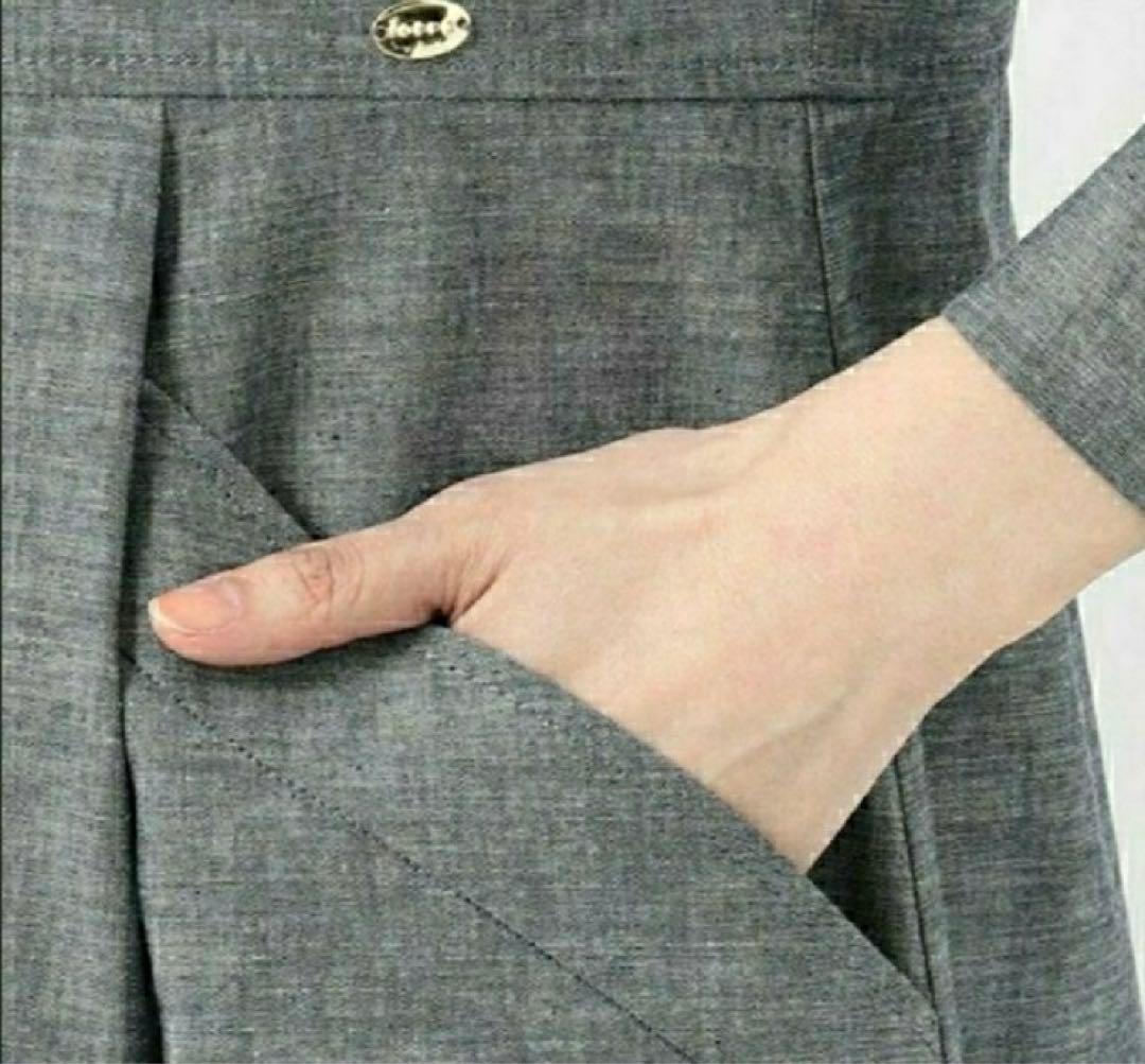 ミ*ゲ様 期間限定値下げ　美品　TOCCA　リバティコラボ　ノーカラーコート