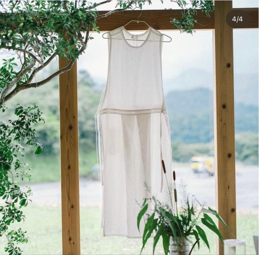 エプロンワンピース　本草研究所　リンネ