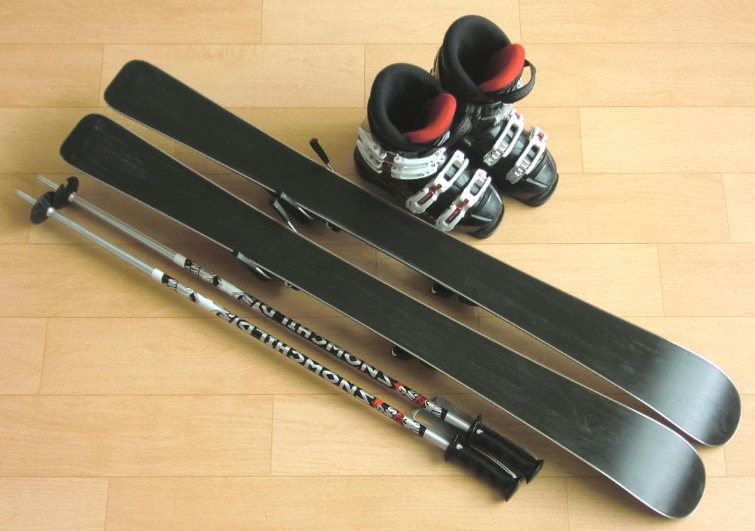 ■■1月限定■送料無料■子供用スキーセット■板100靴19.5■WAX済■■