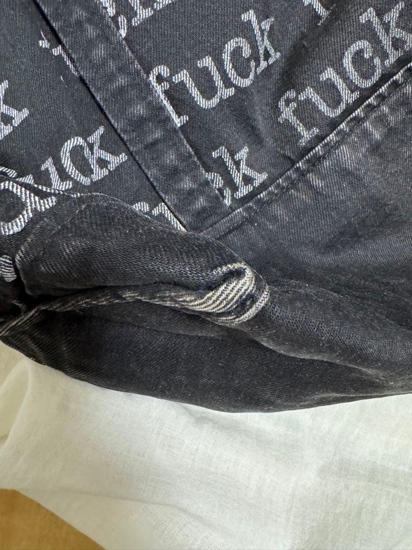 Supreme fuck denim トートバッグ