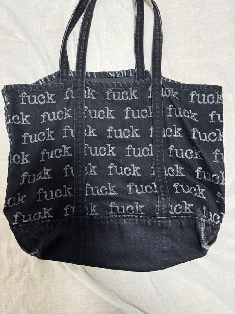 Supreme fuck denim トートバッグ