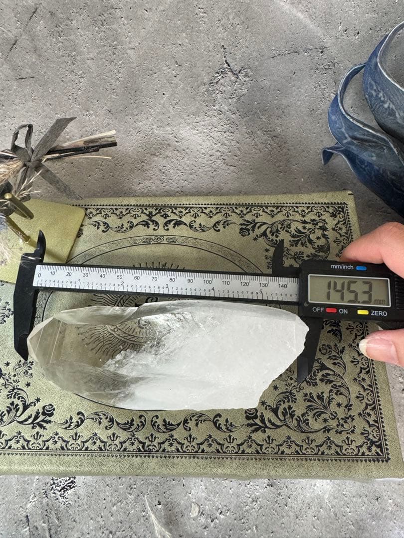 ブルーニードル　エンジェルラダー　レムリアンシード　スタンド付き　ビックピース