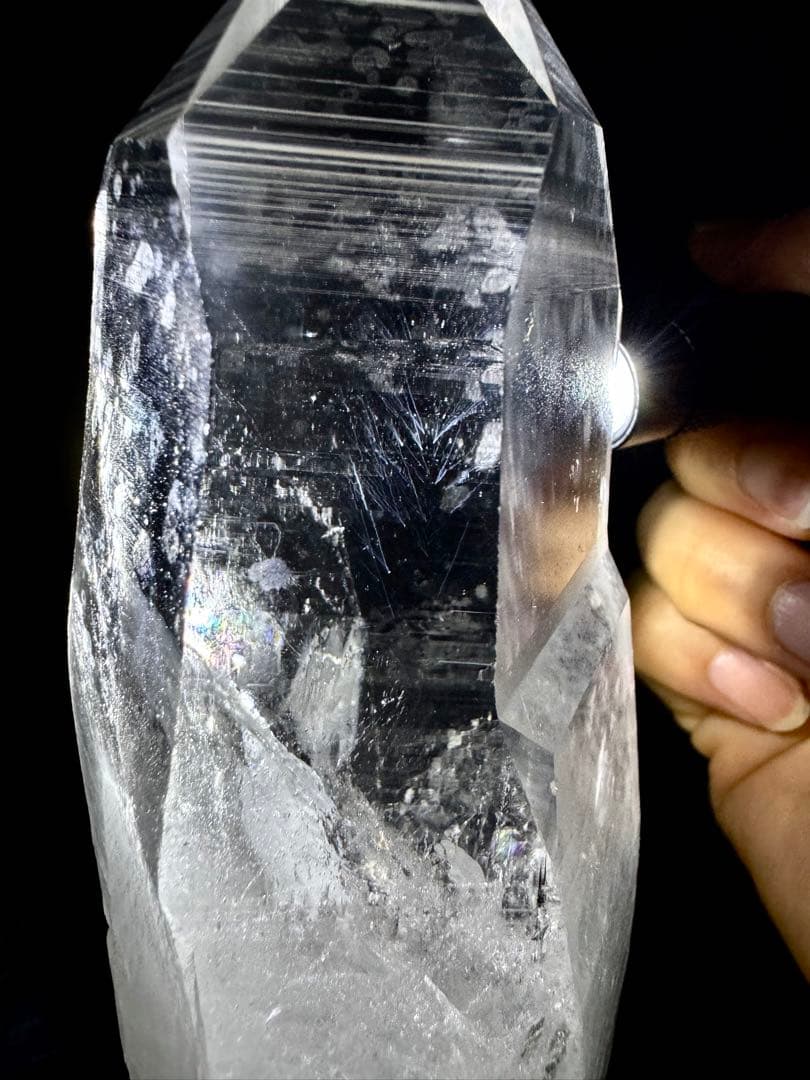 ブルーニードル　エンジェルラダー　レムリアンシード　スタンド付き　ビックピース