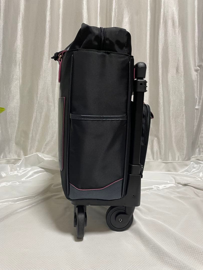 美品　SWANY(スワニー)リリーア キャリー　四輪ストッパー　レインカバー付き