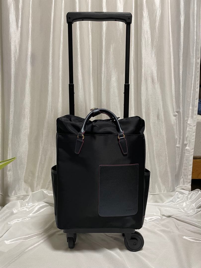 美品　SWANY(スワニー)リリーア キャリー　四輪ストッパー　レインカバー付き