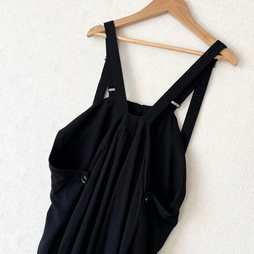 Y'S 21SS ヨウジヤマモト サスペンダーオールインワン ブラック