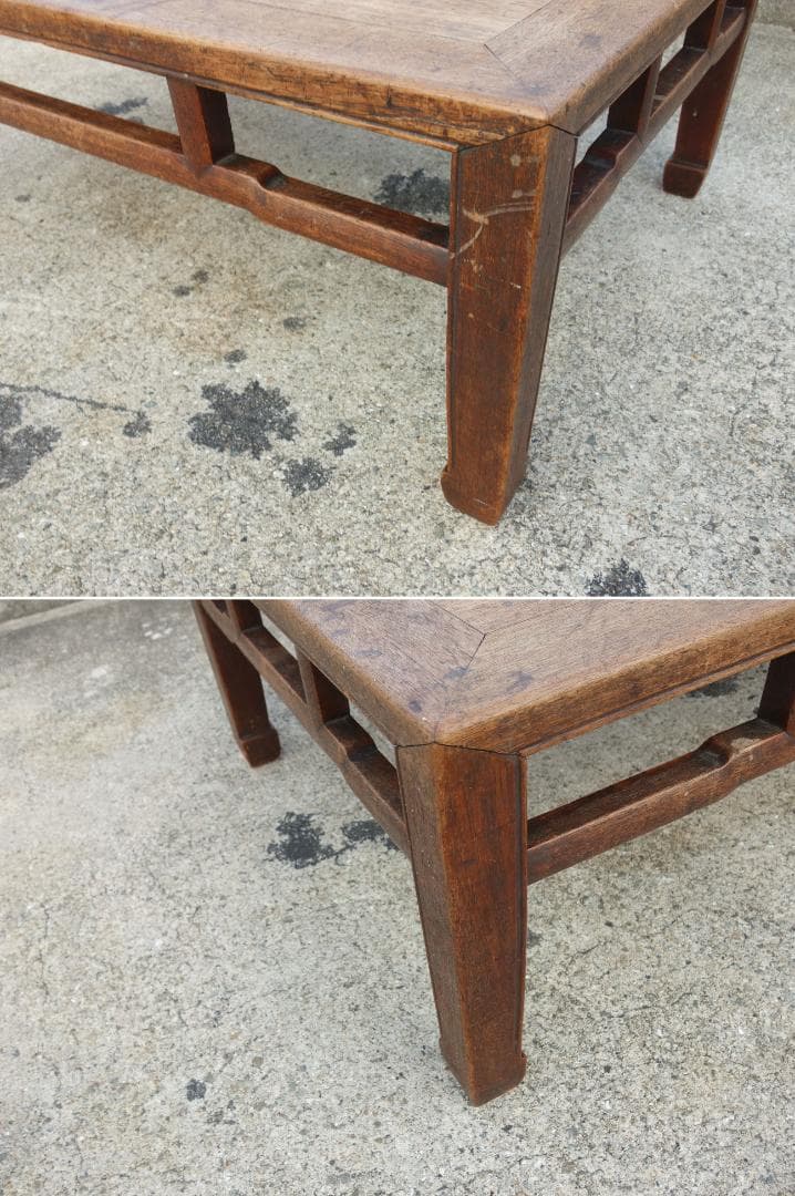 【中古】K▼座卓 机 テーブル 幅965×奥行660×高さ355 (38712)