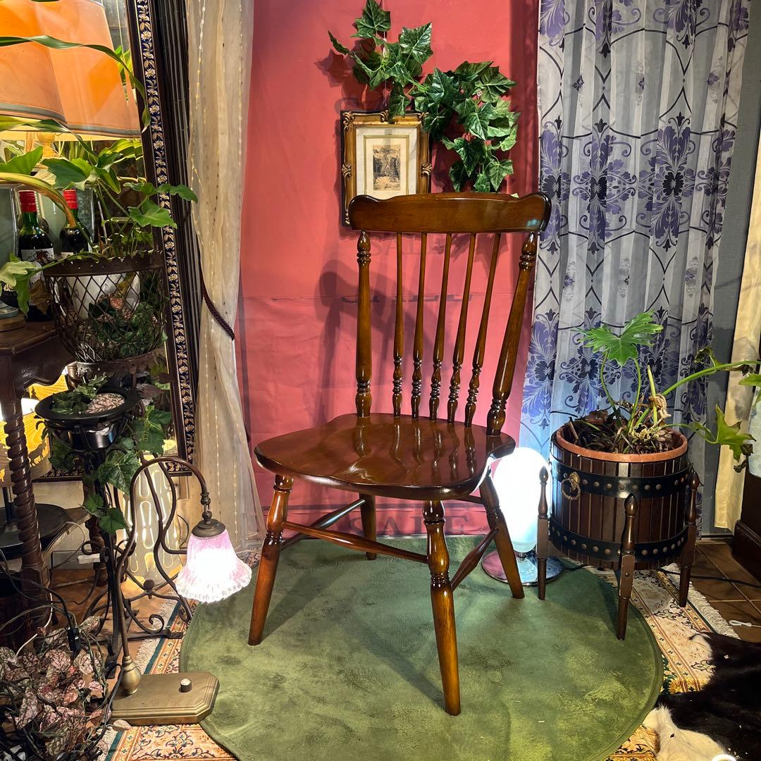 L２　カリモクヴィンテージ スピンドルチェア　コロニアル ウィンザー