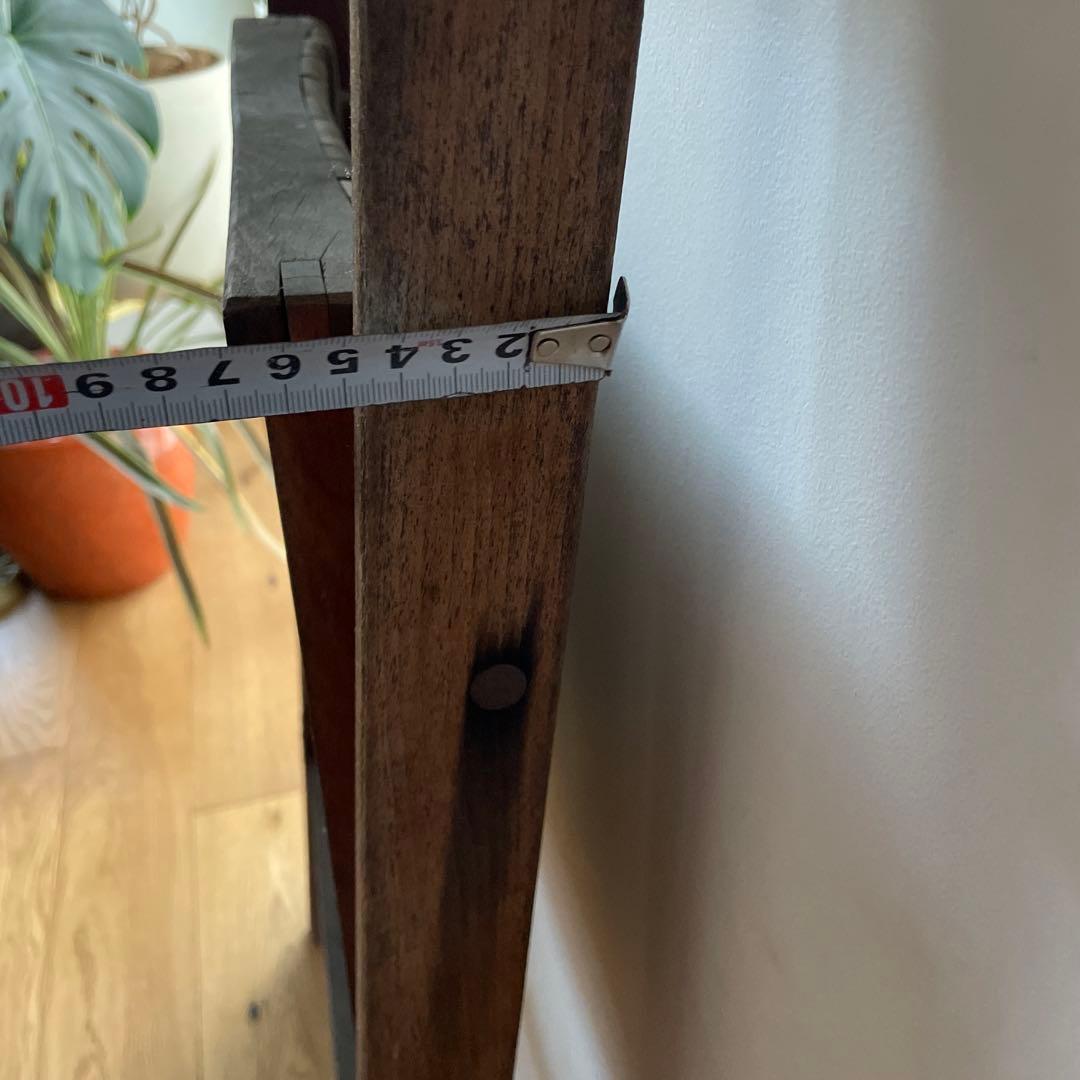 ヴィンテージ　アンティーク　木製折りたたみチェア 2脚セット