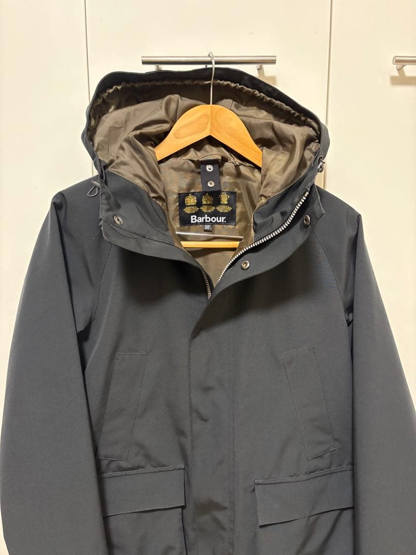 パッピー 美品　Barbour フード　ビデイル　ジャケット　ブラック